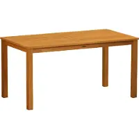 Kai Wiechmann Tavolo da giardino in teak massiccio London 150 x 80 cm, tavolo in teak resistente alle intemperie, realizzato con teak proveniente da fonti sostenibili e non trattato
