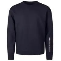 TEN C per uomo. 26CTCUF03010 Maglione in pile blu navy (XL), Casual, Cotone