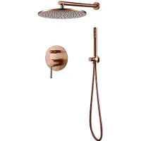 LAUFERI Miscelatore da incasso per doccia in ottone oro rosa ROSINE shower