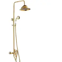 LAUFERI doccia BATTERIA KRAN retro PHILAGORIA oro ottone