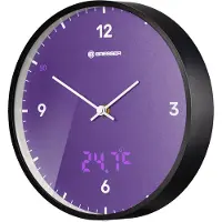 Bresser Orologio Da Parete Led Mytime Con Display Della Temperatura