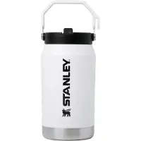 Stanley The IceFlow Jug Flip Straw 2.0 64oz, Chalk 10-13085-0211 borraccia termica con coperchio e cannuccia ribaltabile, 1.9L