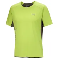 Arc'teryx Norvan Downword Logo S/S Maglia da corsa Uomo (S, verde)