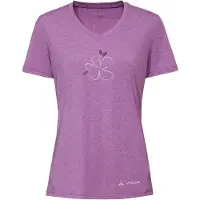 Vaude Women's Skomer Print T-Shirt III T-shirt Donna (40, lilla)