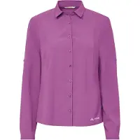 Vaude Women's Rosemoor L/S Shirt IV Camicetta Donna (34, lilla)