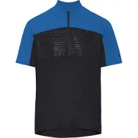Vaude Qimsa Pro Half Zip Shirt Maglietta da ciclismo Uomo (S, nero)