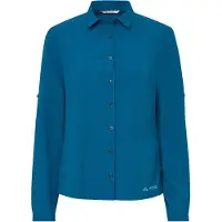 Vaude Women's Rosemoor L/S Shirt IV Camicetta Donna (34, blu)