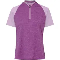 Vaude Women's Tamaro Half Zip Shirt IV Maglietta da ciclismo Donna (38, lilla)