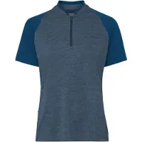 Vaude Women's Tamaro Half Zip Shirt IV Maglietta da ciclismo Donna (44, blu)