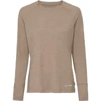 Vaude Women's Skomer L/S T-Shirt III Maglia a manica lunga Donna (44, beige/marrone)