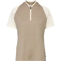 Vaude Women's Tamaro Half Zip Shirt IV Maglietta da ciclismo Donna (40, beige)