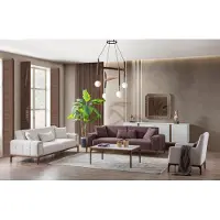 Xl Moebel Gmbh Set di divani 3+3+1 posti + tavolino Set di 4 pezzi mobili imbottiti divano divano