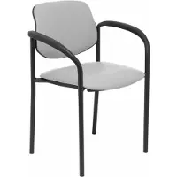 Nowy Styl Sedia Da Ufficio Fissa Con Braccioli Styl Faux Leather With Arms