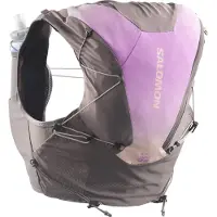 Salomon Women's Adv Skin 12 Grad Zaino per trail running Donna (L, grigio)