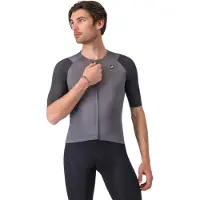 Castelli Aero Race 8S Jersey Maglietta da ciclismo Uomo (S, grigio)