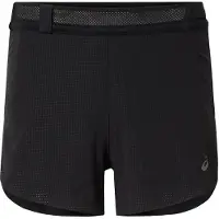 Asics Women's Metarun Split Shorts Pantaloncini da running Donna (S, nero)