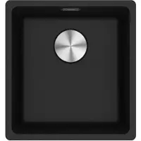 Franke Lavello sottopiano Maris MRG 110-37 Fragranit Onyx, valvola a pulsante