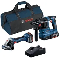 Bosch Hammer drill and grinder pack - - 0615A50037