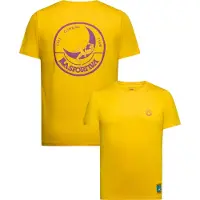 La Sportiva Climbing On The Moon T-shirt Uomo (M, giallo)
