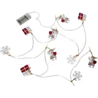 Star Trading LED-Lichterkette 'Reinbek', 10-tlg., LED bianco caldo