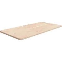 Syfax Piano Bagno 80x40x1,5 cm Legno Massello Non Trattato
