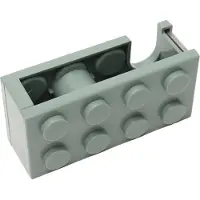 Gistuch Dispenser per nastro adesivo, forma carina, facile da tagliare, supporto da scrivania per scuola, ufficio, studio, colore verde