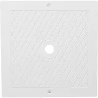 Gistuch Coperchio per skimmer di piscina quadrato, 25,4x25,4 cm, in plastica e resistente ai raggi UV, infrangibile – una soluzione semplice per la manutenzione della piscina