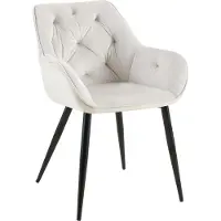 BellaFurn Sedia da pranzo - Sedia in velluto - Rivestimento di facile manutenzione | Materiale: morbido | Colore: grigio chiaro