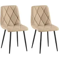 BellaFurn Set di sedie moderne per la sala da pranzo - sedie per la sala da pranzo - sedia comoda in velluto