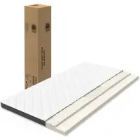 Youjia Materasso confortevole, con supporto medio (H3), Oeko-Tex, altezza 7 cm, dimensioni 180 cm x 200 cm, realizzato in schiuma sagomata a sette zone