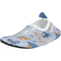 Playshoes Scarpe da spiaggia / da bagno 'Meeresfreunde' camello / blu / blu colomba
