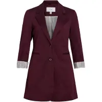 Vila Visaga Lungo In Jersey Blazer
