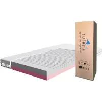 TULENA Materasso 120 x 200 cm Schiuma comfort medio duro/duro H4 / H5 di base 14 cm Materasso reversibile Fodera antibatterica con cerniera