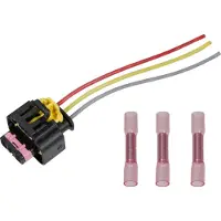 AG Automotive Set di riparazione cavi Connettore turbocompressore (quadrato) a 3 poli