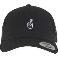 Mister tee Cappello Trucker Crossed Fingers Handsign Retro