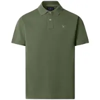 Hackett per uomo. HM5600148 Polo verde slim fit (XL), Cotone, Classico, Manica corta