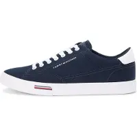 Tommy Hilfiger Canvas Signature Midsole Trainers Desert Sky Taglia: 41 | Sneakers Outlet | Uomo