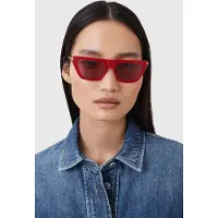 AllSaints Minka Sunglasses Lipstick Red Taglia: OS | Occhiali da Sole Outlet | Donna | Rosso