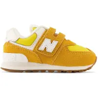 New Balance Infant Boys 574 Hook And Loop Golden Hour Taglia: 23.5 | Scarpe Sportive Outlet | Unisex | Giallo