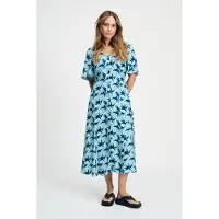 Pom Amsterdam Dress - Artisan Blue Taglia: 34 | Abiti Midi Outlet | Donna | Blu