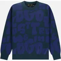In Gold We Trust Unisex The Louis Dark Navy Taglia: S | Maglioni a maglia Outlet | Unisex | Blu