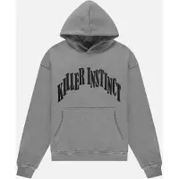 In Gold We Trust Unisex Killer Bill Hoodie Grey Melange Taglia: M | Felpe con cappuccio Outlet | Unisex | Grigio