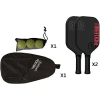 Sporti France Set Da Pickleball Outdoor Fiberglass