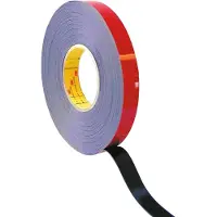 3M Nastro adesivo PT1100 Acrylic Plus nero E80318, 6 mm x 20 m, 1 rotolo