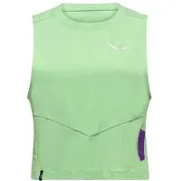 Salewa Women's Pedroc Dry Light Tank Canotta Donna (32, verde)