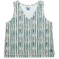 KAVU Women's Banderas Top Donna (M, grigio)