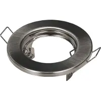 ETT Faretto da incasso Faretto da incasso McShine "ER-80", acciaio inox spazzolato, Ø80 mm, fisso