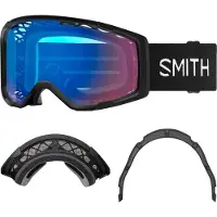 Smith - Masque de VTT - Rhythm Mtb + Dirt Screen Black Chromapop Contrast Rose Flash Af in Silicone - Nero