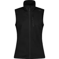 CMP Women's Light Softshell Vest Gilet softshell Donna (46, nero)