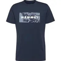 Mammut Trovat T-Shirt Logo T-shirt Uomo (XXL, blu)